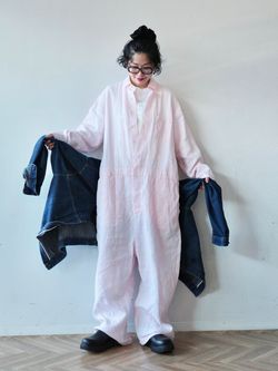 リネンワッシャーオールインワンのコーディネートスナップ（KS