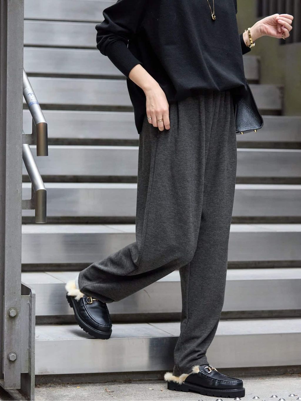 ギャザーイージパンツのコーディネートスナップ（Sally）｜SLOBE IENA