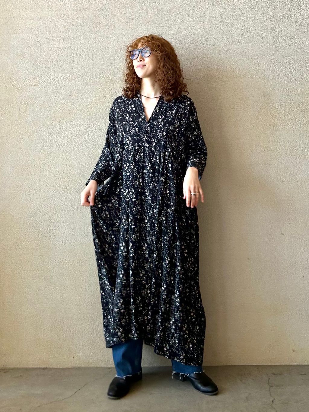 MIXツィードジャケットのコーディネートスナップ（OE）｜journal