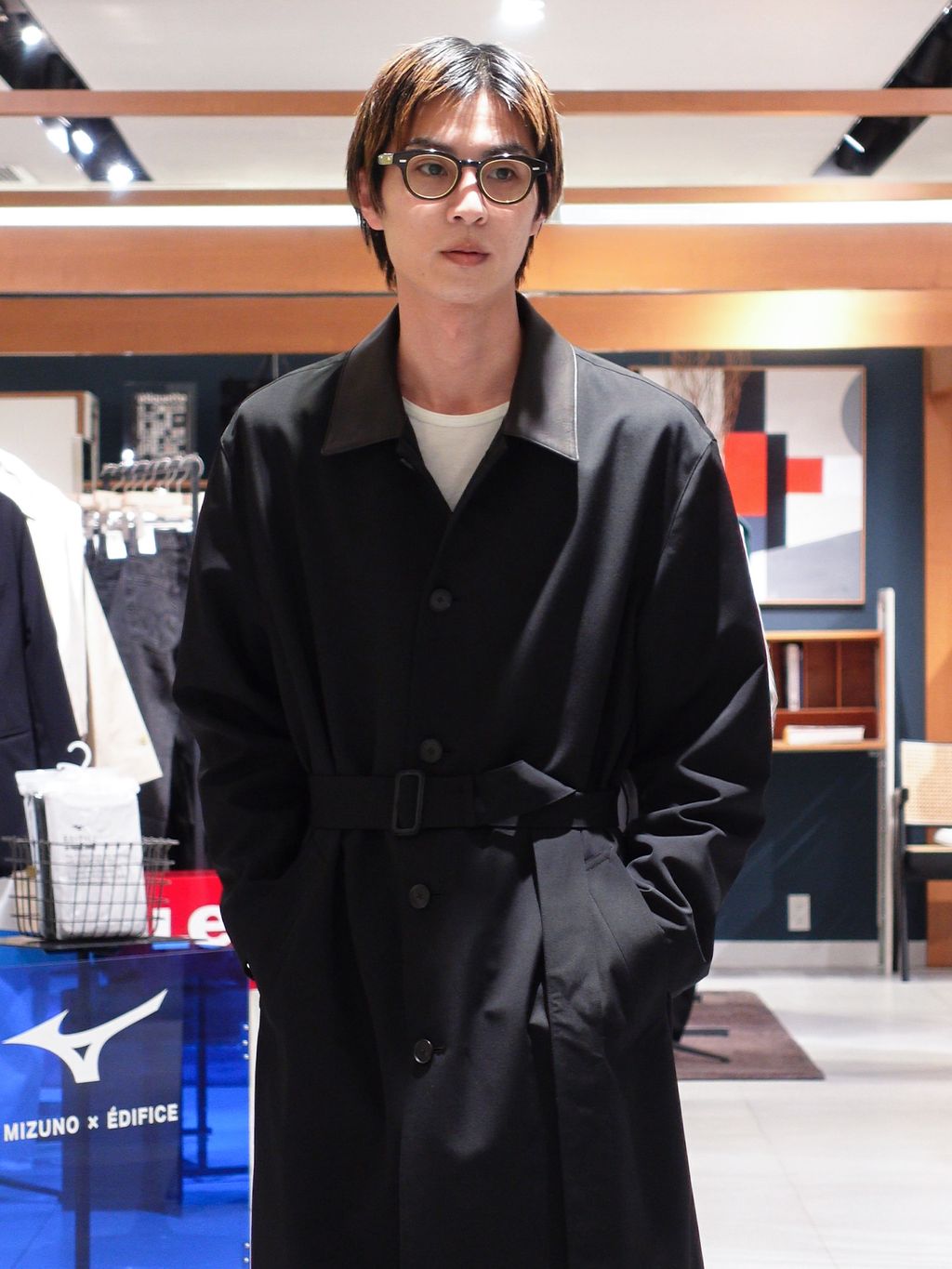 AURALEE (オーラリー) WOOL MAX CANVAS COATのコーディネートスナップ