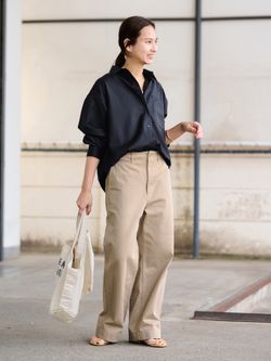 ≪追加≫OVER SIZED CHINO パンツのコーディネートスナップ（miki