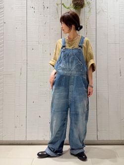 chimala】 8.5OZ W WIDTH DENIM OVERALLのコーディネートスナップ（AT