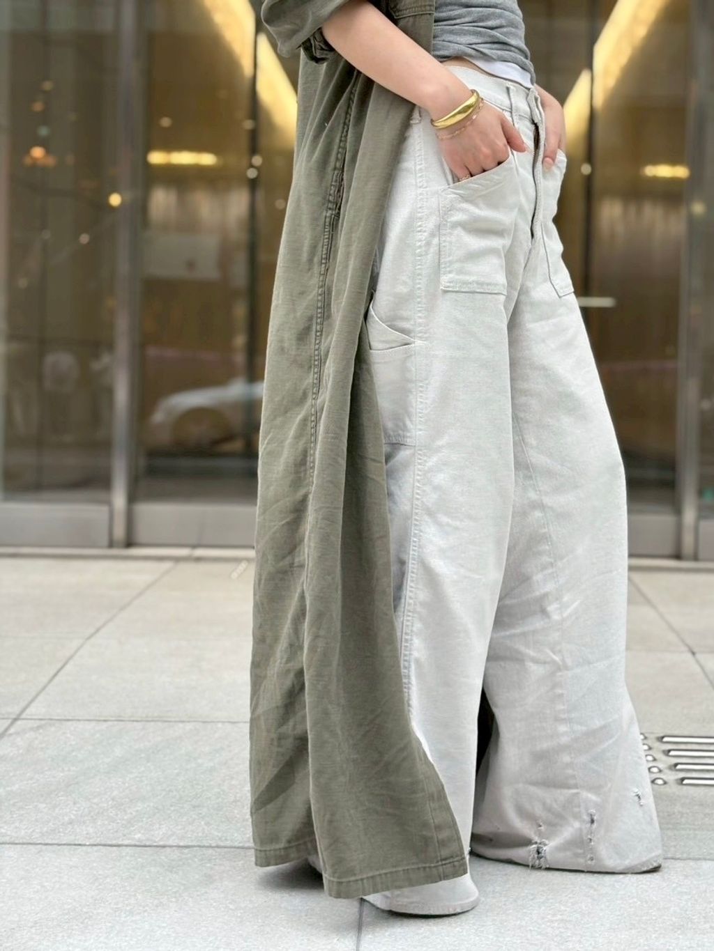 REMI RELIEF/レミ レリーフ】 MILITARY SHIRTS DRESSのコーディネート