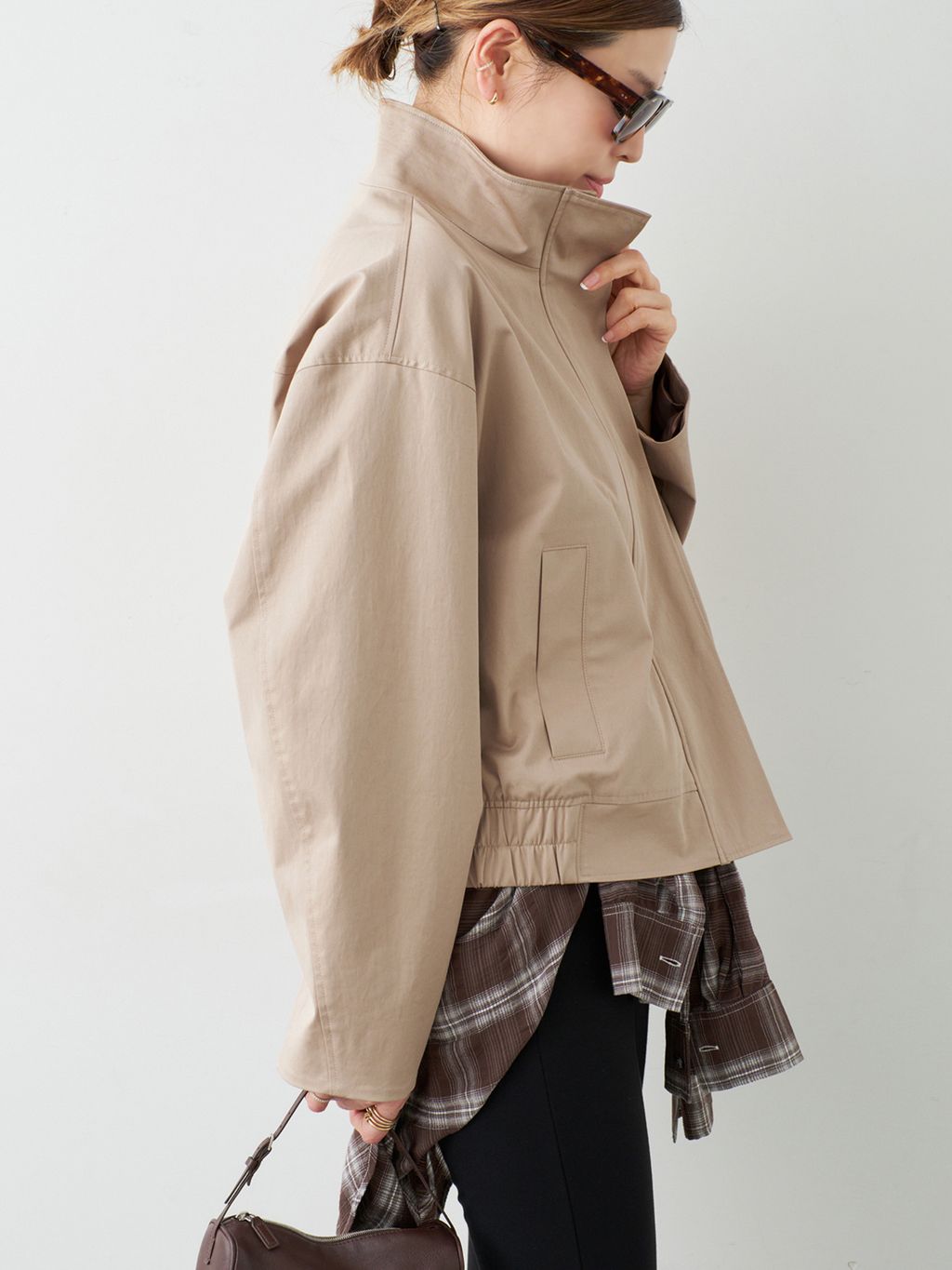 Deveaux Check Wash シャツのコーディネートスナップ（HIRO