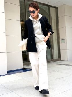 Silky Gabardine W Jacketのコーディネートスナップ（PR Sasaki）｜L