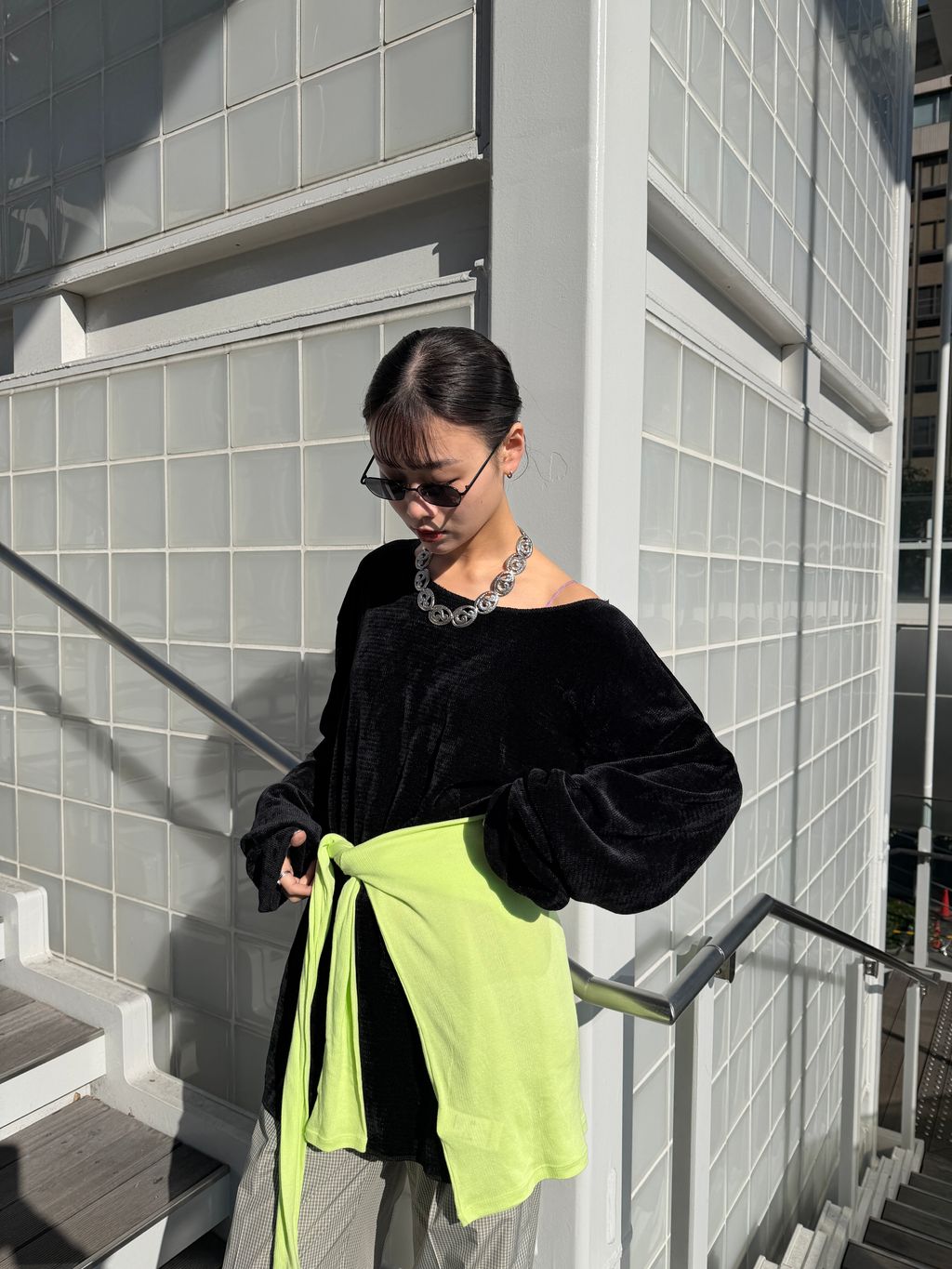 MILLER 別注 TWIN LONG Tシャツのコーディネートスナップ（KAMEYAMA