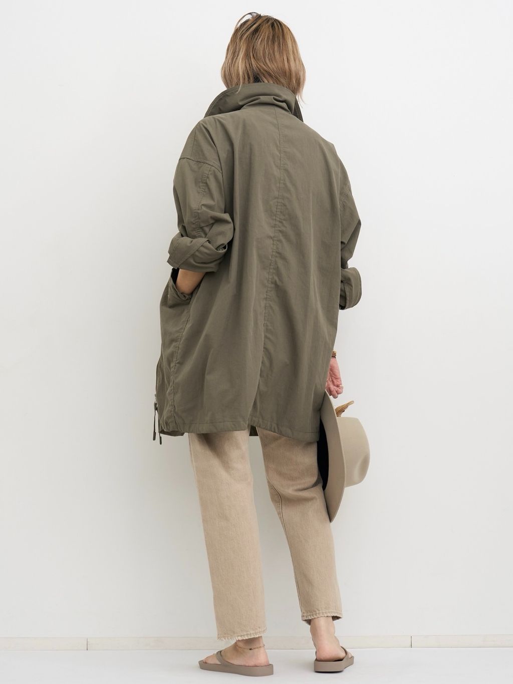 LISIERE MILITARY COATのコーディネートスナップ（STAFF.T）｜L