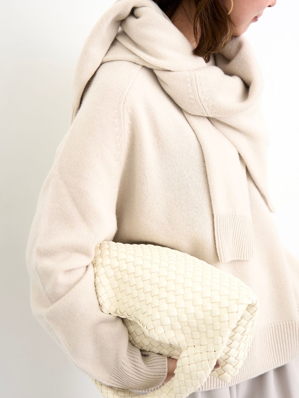 SOFT GOAT/ソフト ゴート】 Boyfriend Crewneck Knitのコーディネート