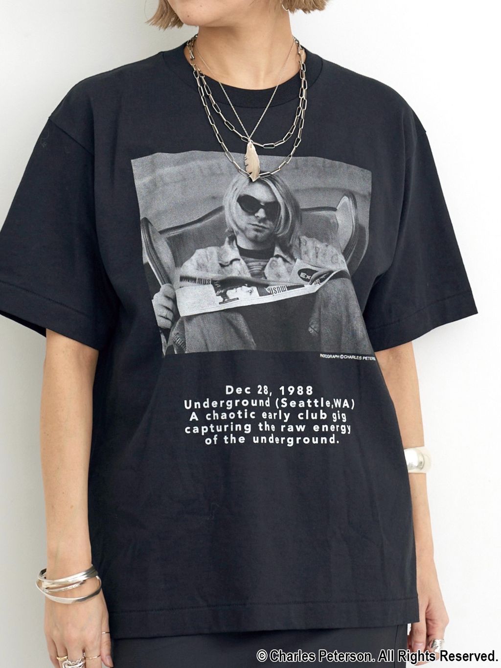 L'Appartement Tシャツ CULTURE SUPPLY/カルチャー サプライ】 Charles Peterson TSHIRT Cの