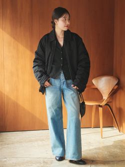 CALUX / キャラクス 別注 ZIP ブルゾンのコーディネートスナップ（risa