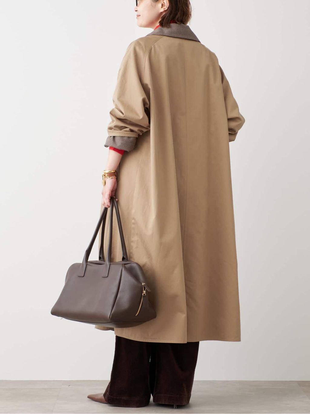 Deuxieme Classe good vibe コート FINXGABA リバーシブル コートのコーディネートスナップ（MIZU