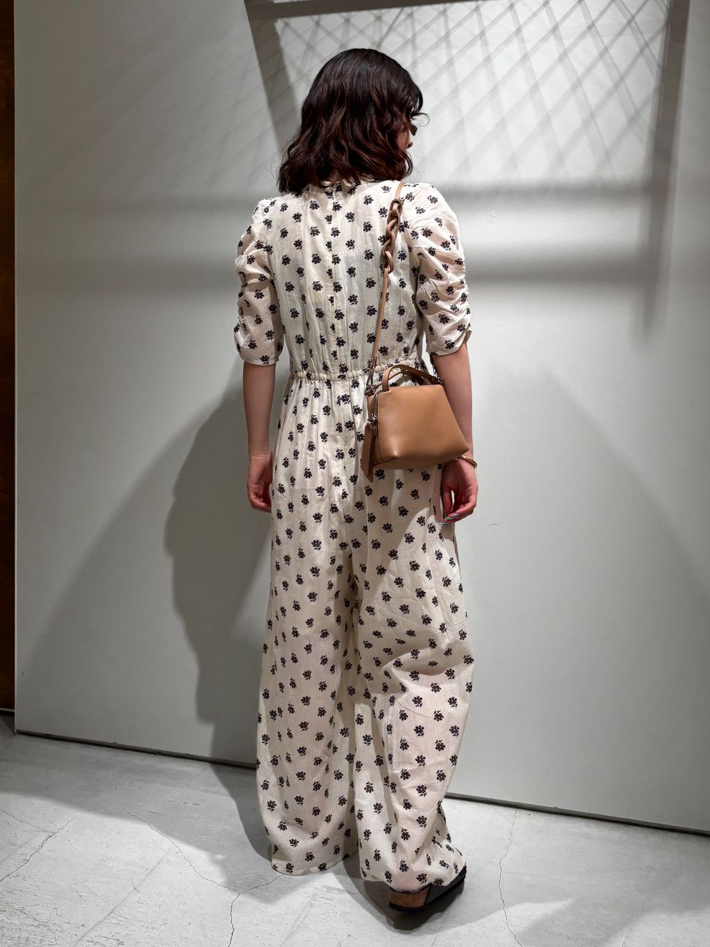 別注》ne Quittez pas / ヌキテパ Cotton Dobby Stripe Flower Print