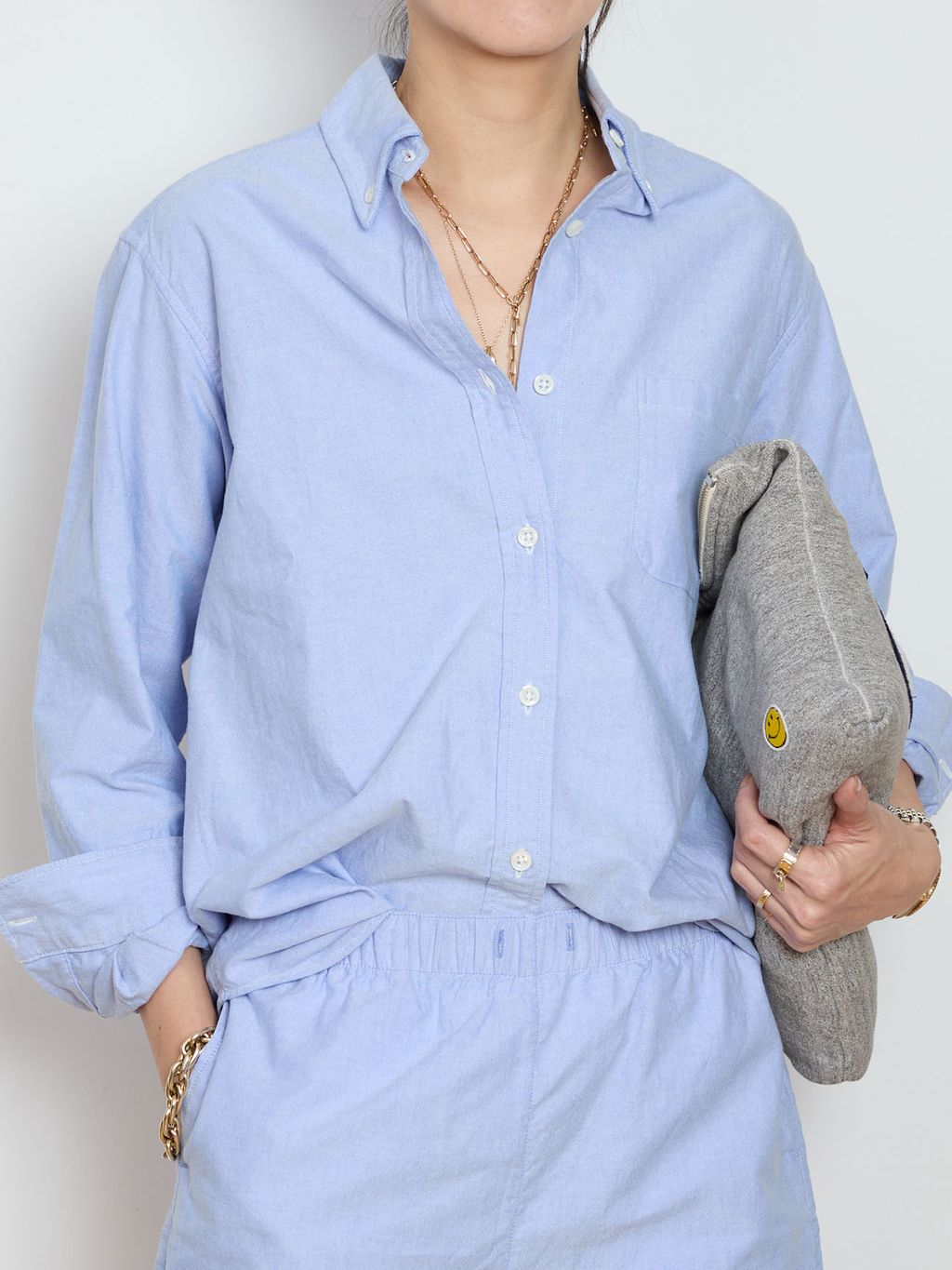 OXFORD ボタンダウン シャツのコーディネートスナップ（MUSE）｜MUSE