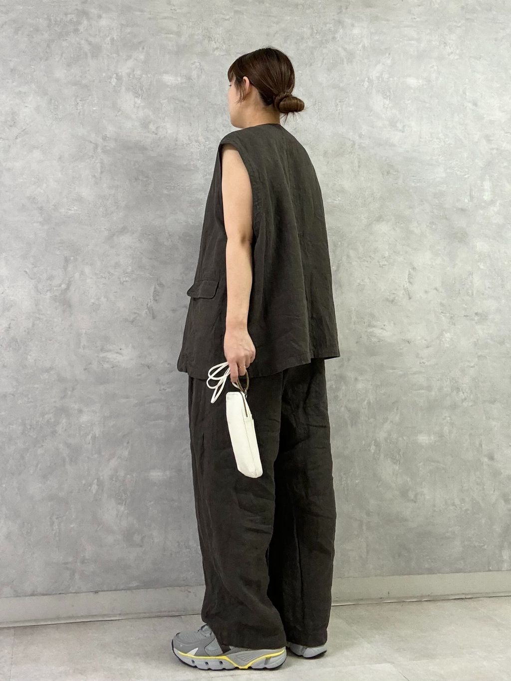 専用です！　journal standard luxe リネンヘリンボーン リネンヘリンボン ベストのコーディネートスナップ（M.F）｜journal