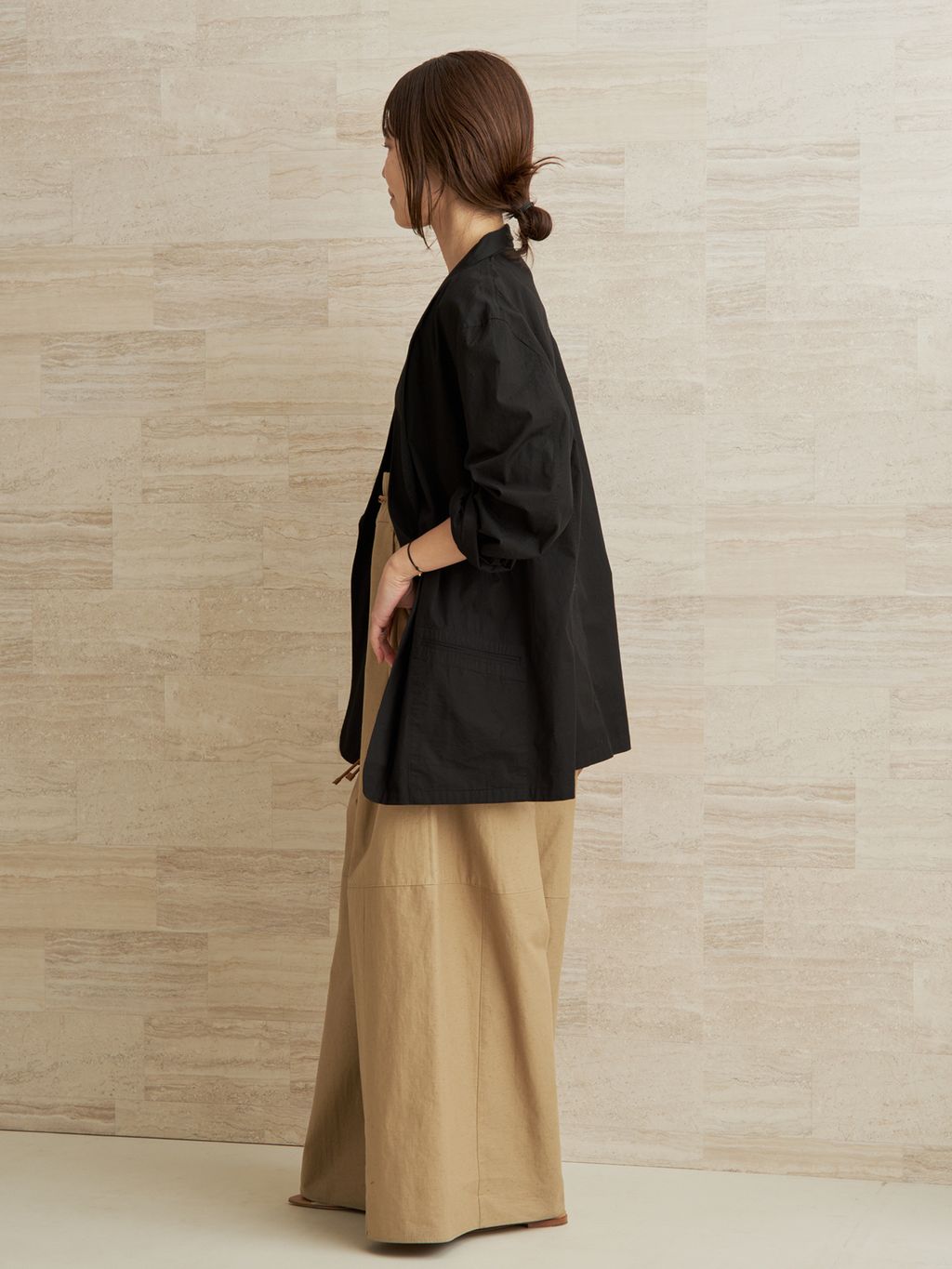博多店・WEB限定》SEEALL / シーオール OVERSIZED SHAWL COLLAR