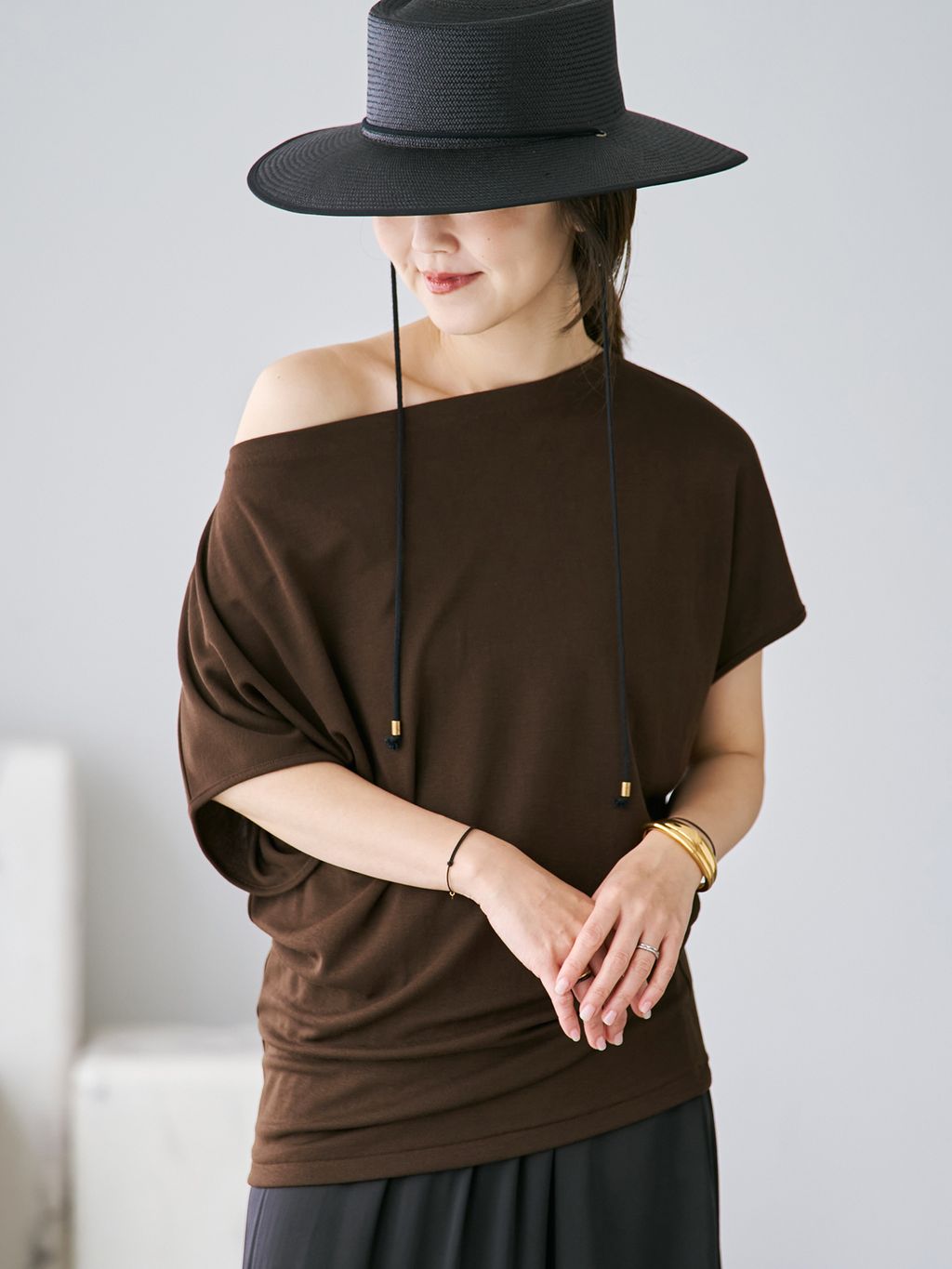 プラージュ　Plage Organic jersey プルオーバー Jersey Tunic プルオーバーのコーディネートスナップ（yoshie）｜Plage