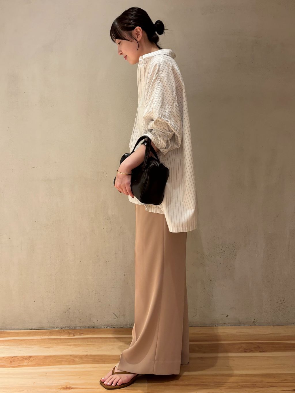 追加》Light OX Poncho シャツ 5のコーディネートスナップ（manaka