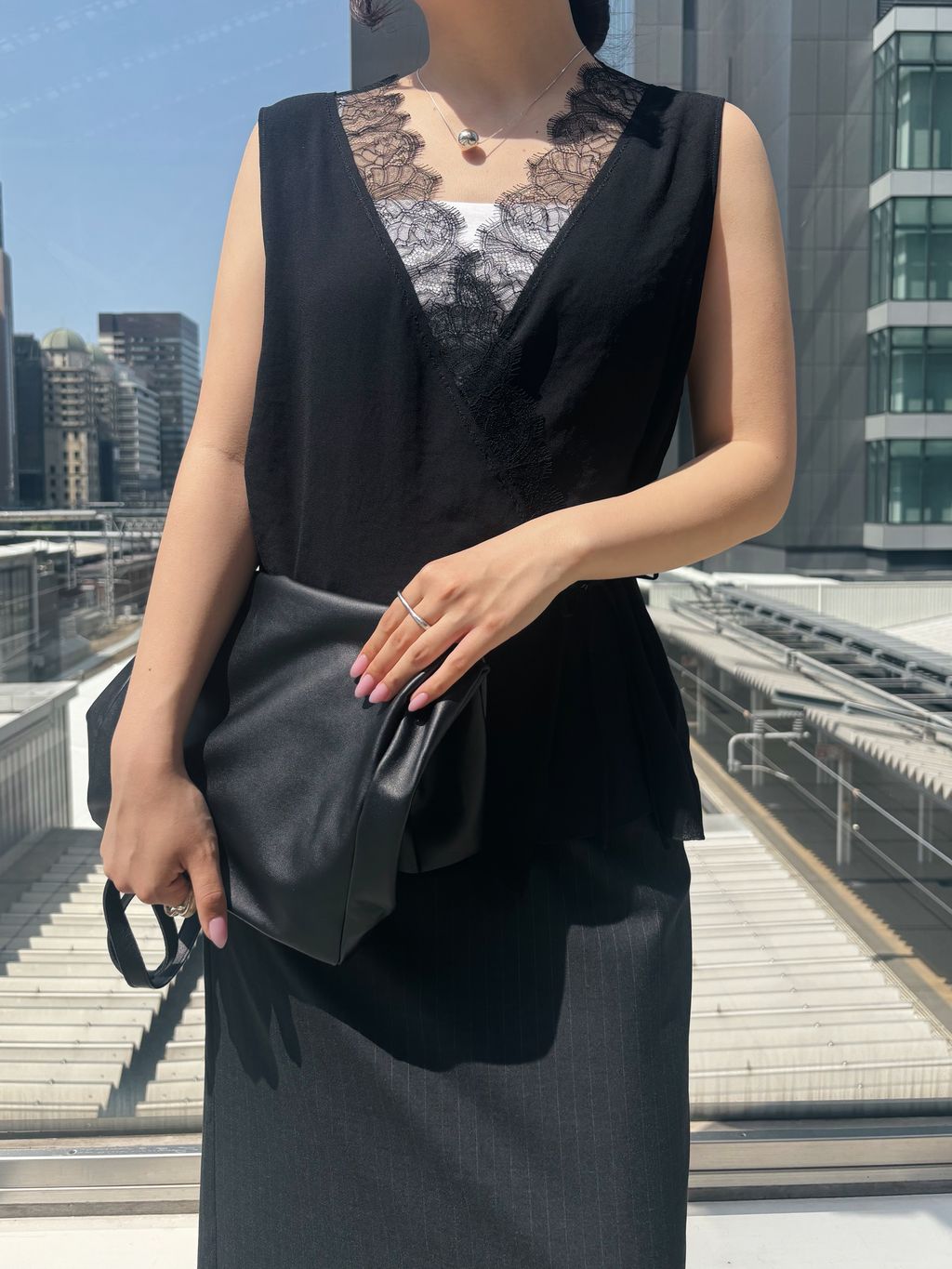 追加》solstiss frenchlace ジレ 2のコーディネートスナップ（erina