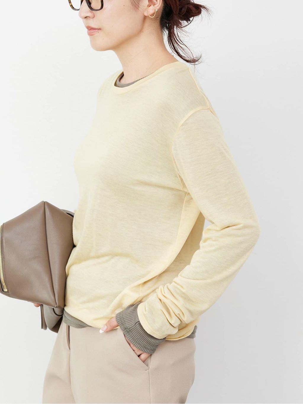 Slim Flare パンツ 1のコーディネートスナップ（CHIZURU）｜Deuxieme