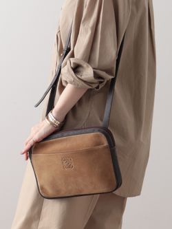 VINTAGE LOEWE/ロエベ】ショルダーバッグ anagram suedeの