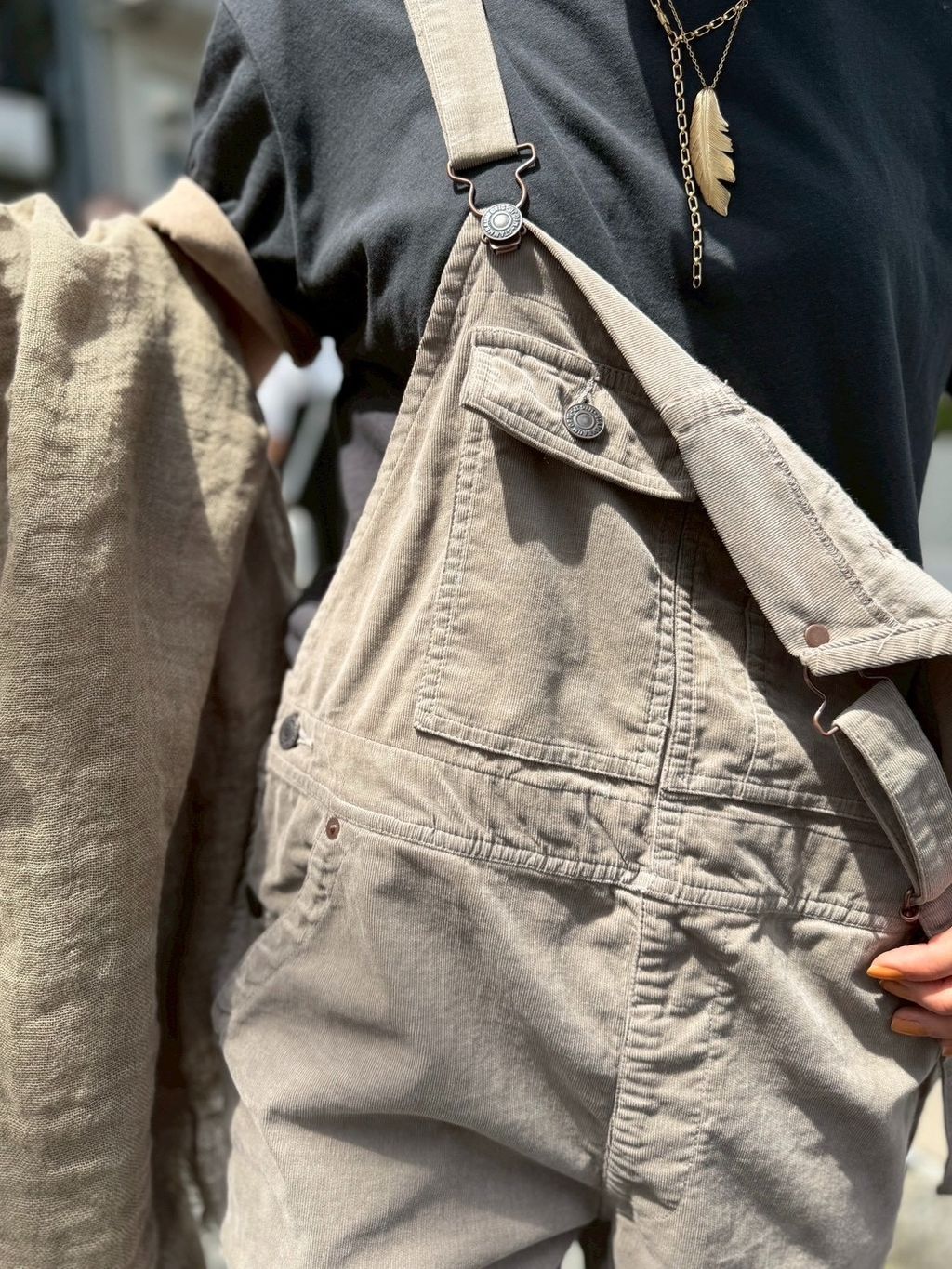 STAMMBAUM/シュタンバウム】 Corduroy Overallのコーディネート