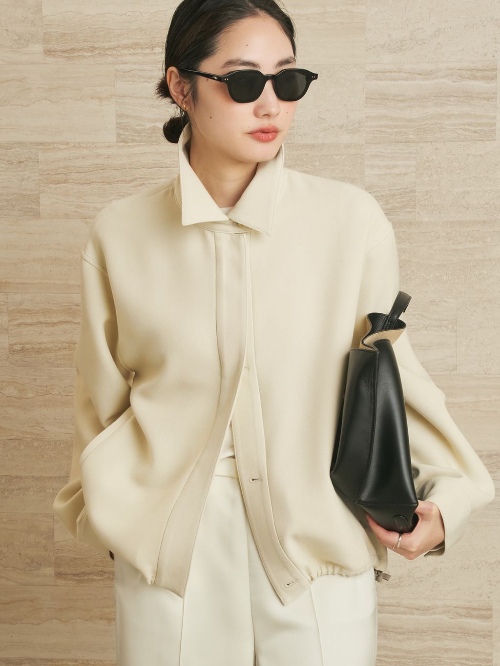 Three shirt ブルゾンのコーディネートスナップ（mizuka）｜Plage