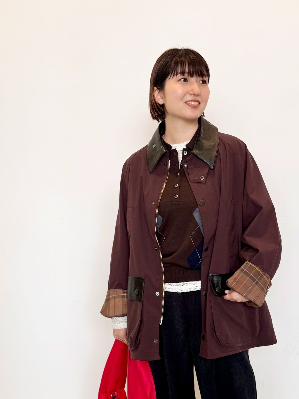 別注【BARBOUR×JOURNAL STANDARD】 OS BEDALE with Leatherの