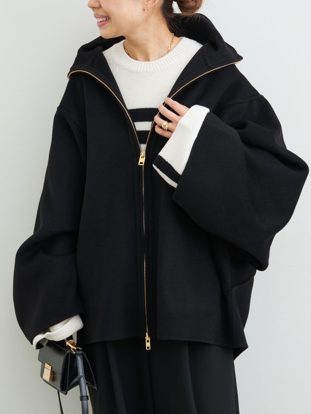 CINOH/チノ 】PUFFER COATのコーディネートスナップ（MIO）｜Deuxieme