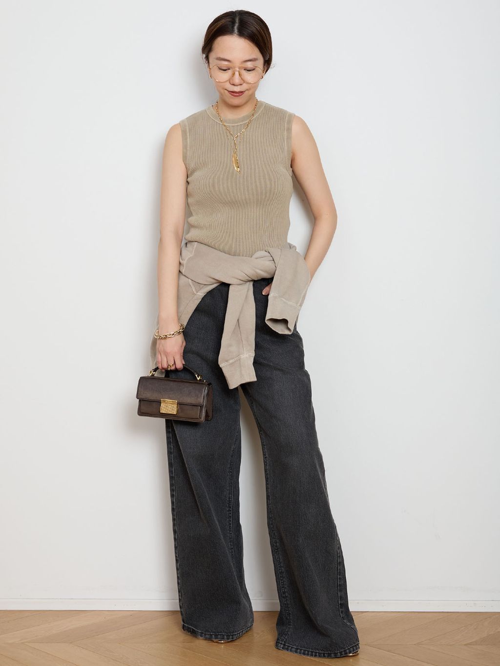 Vintage ノースリーブ Tシャツのコーディネートスナップ（HASE）｜MUSE